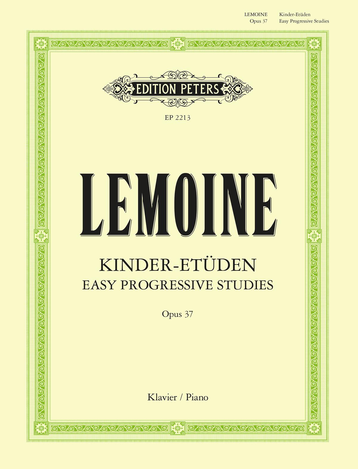 Kinder-Etüden op. 37