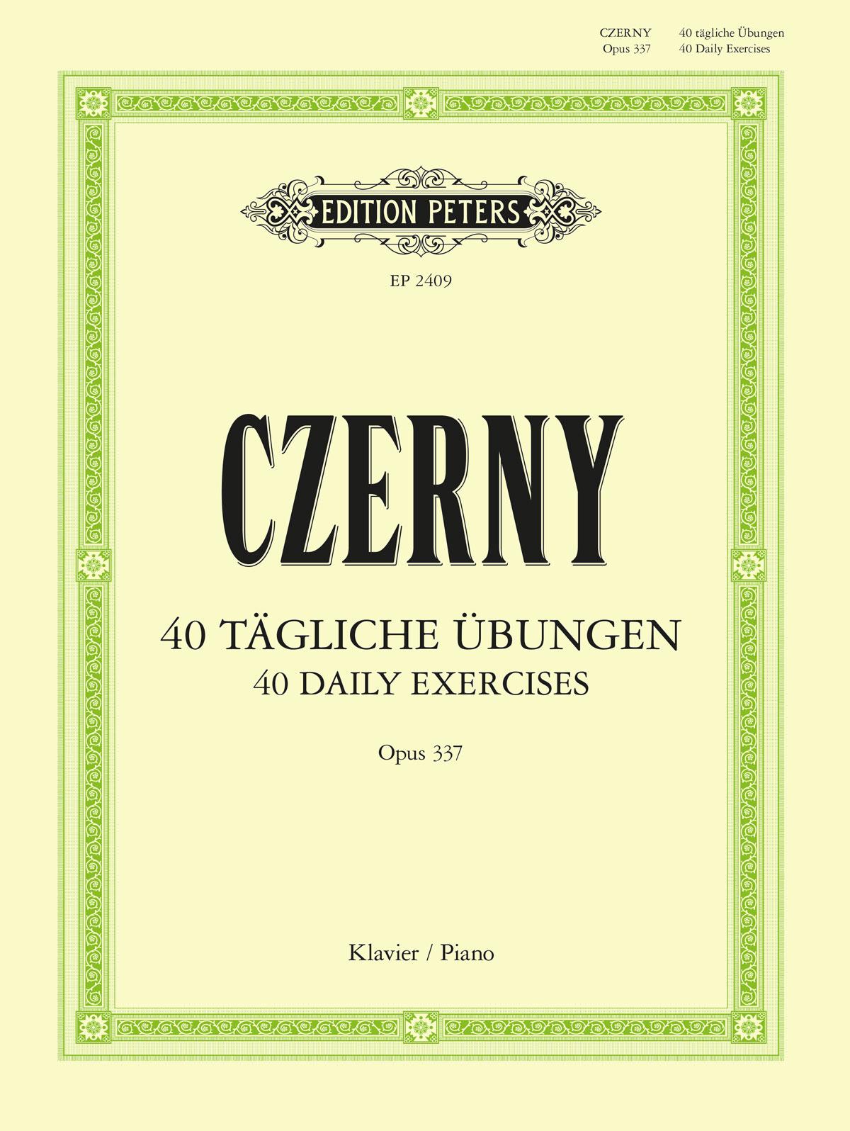 40 tägliche Übungen op. 337