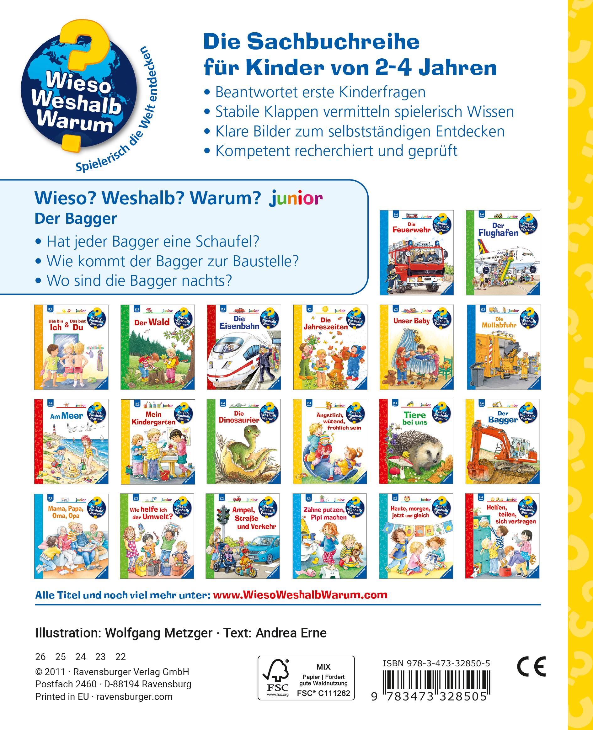 Wieso? Weshalb? Warum? junior, Band 38: Der Bagger