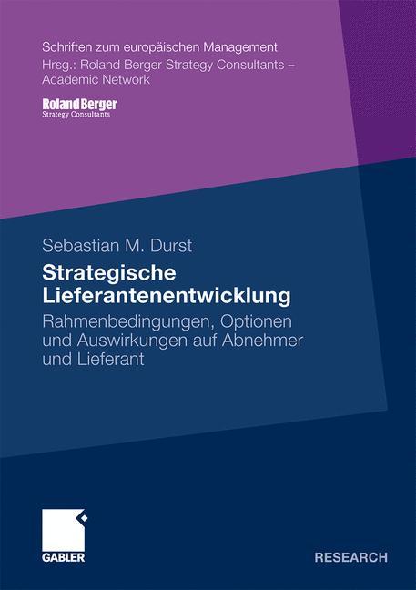 Strategische Lieferantenentwicklung