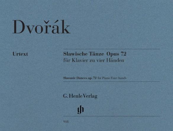 Slawische Tänze op. 72 für Klavier zu vier Händen