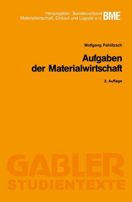 Aufgaben der Materialwirtschaft