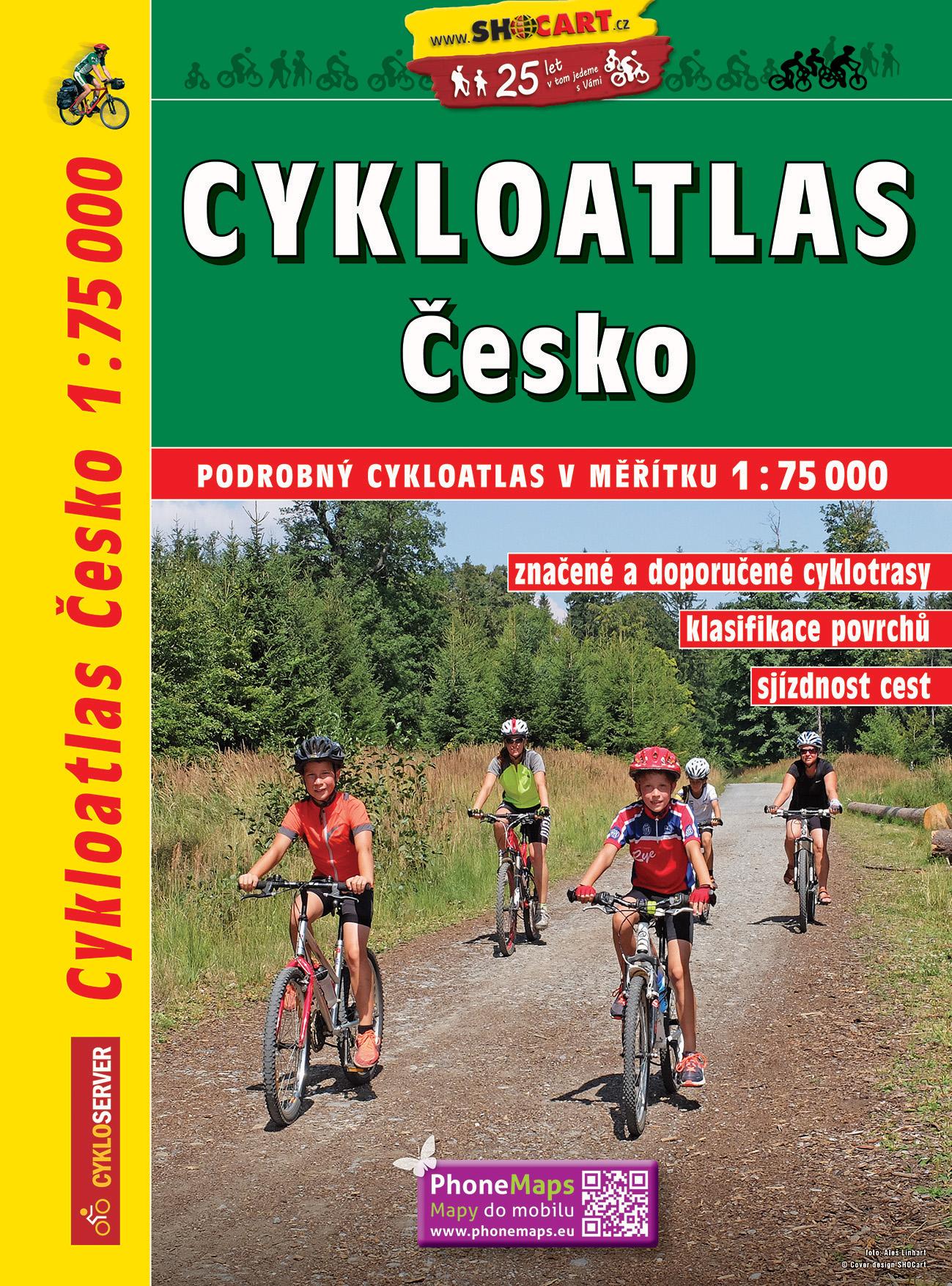 Cesko Cykloatlas 1:75.000 A4