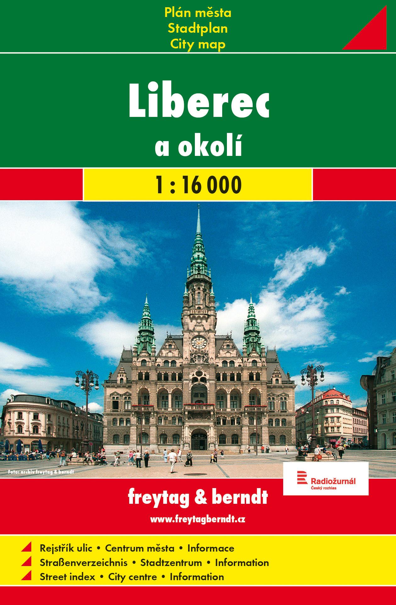 Liberec a okoli 1:16.000