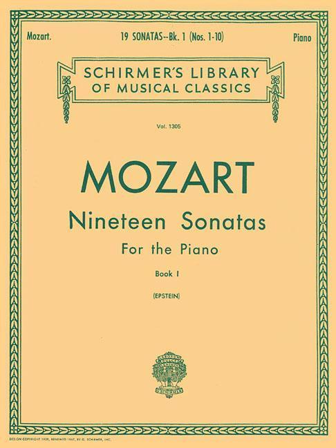 19 Sonatas - Book 1: English/Spanish Schirmer Library of Classics Volume 1305 Piano Solo