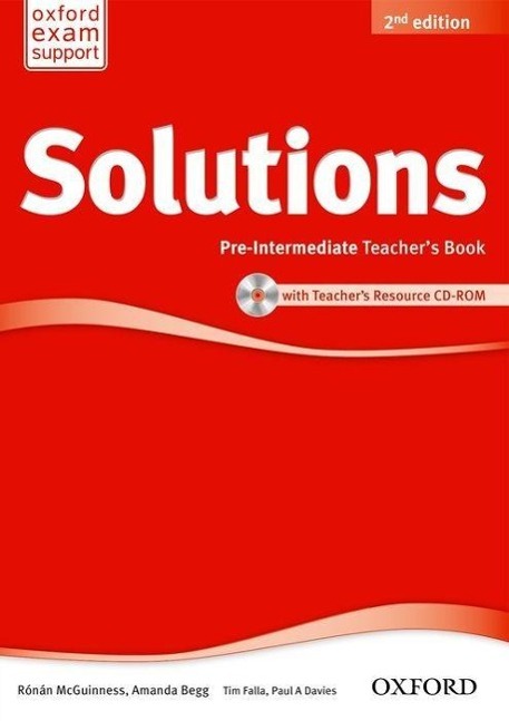 Solutions: Pre-intermediate: Teacher's Book and CD-ROM Pack