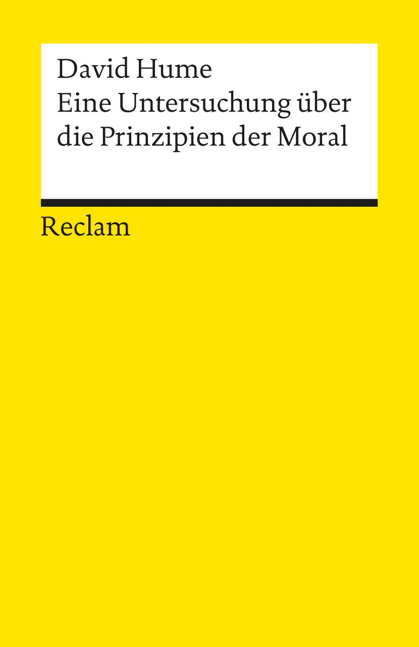 Eine Untersuchung über die Prinzipien der Moral