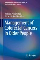 Management of Colorectal Cancers in Older People