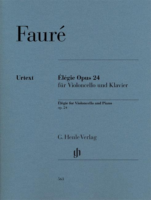 Élégie Opus 24 für Violoncello und Klavier