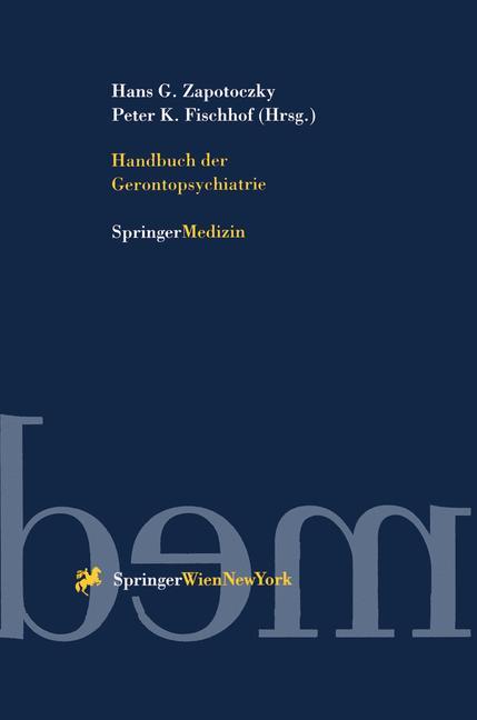 Handbuch der Gerontopsychiatrie