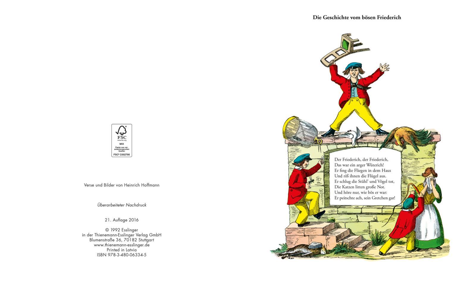 Der Struwwelpeter: Bilderbuch