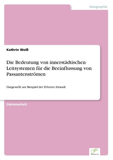 Die Bedeutung von innerstädtischen Leitsystemen für die Beeinflussung von Passantenströmen