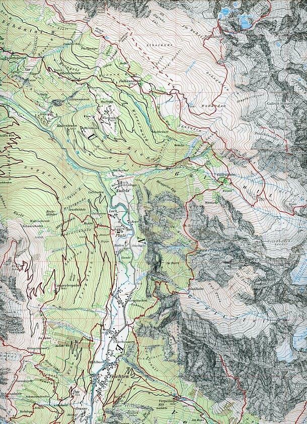 DAV Alpenvereinskarte 30/3 Ötztaler Alpen Kaunergrat 1 : 25 000