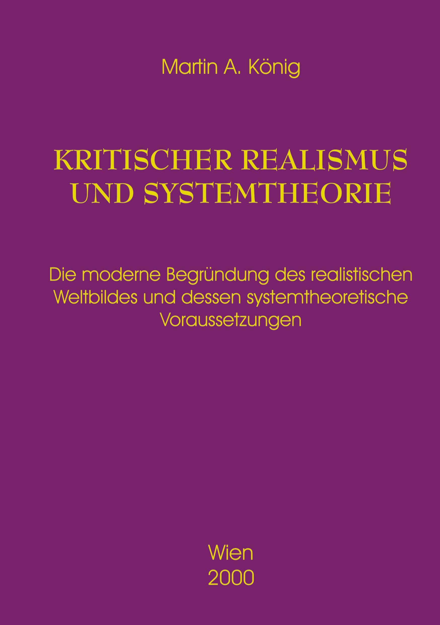 Kritischer Realismus und Systemtheorie 1.Auflage