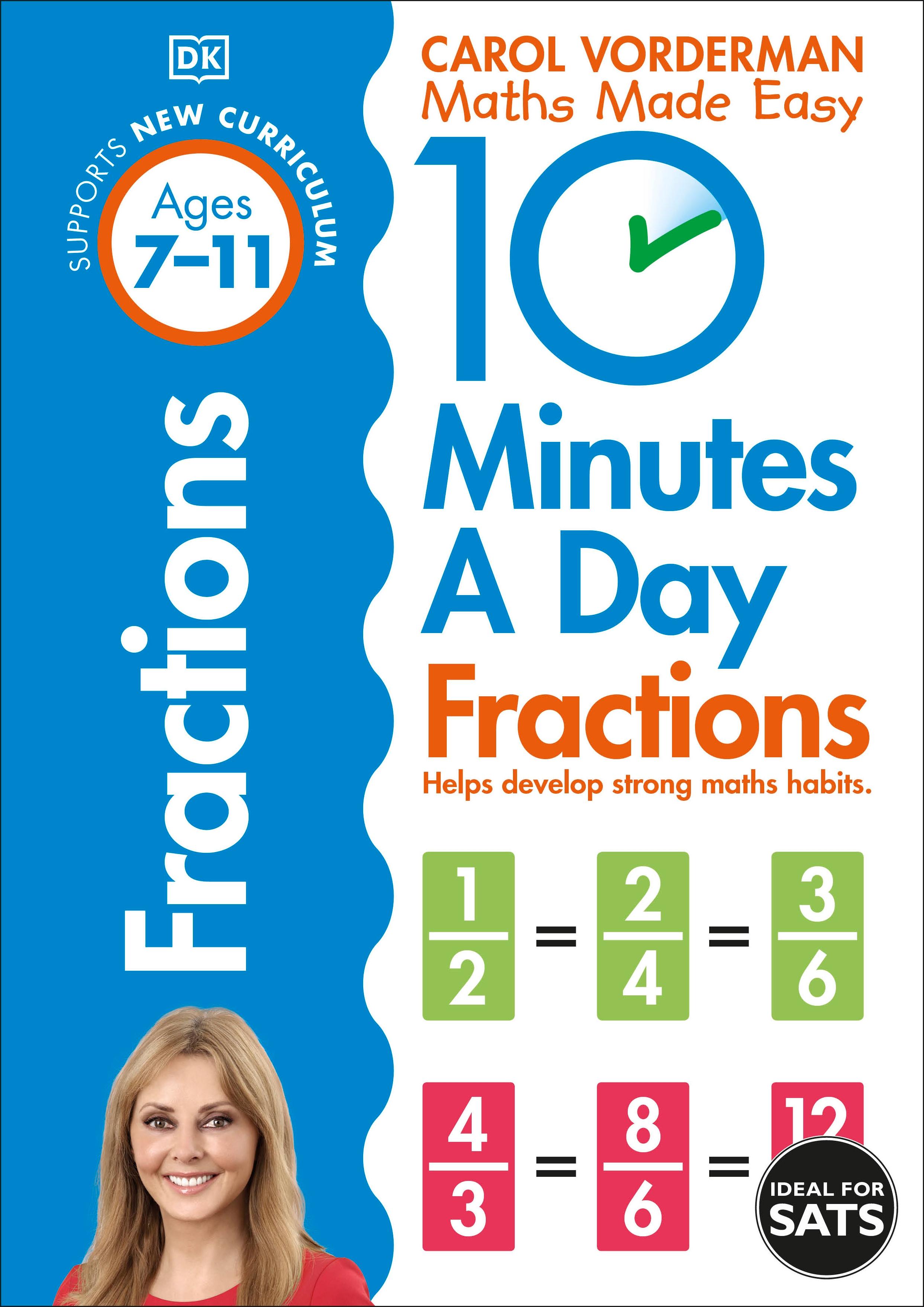 10 Minutes A Day Fractions, Ages 7-11 (Key Stage 2)