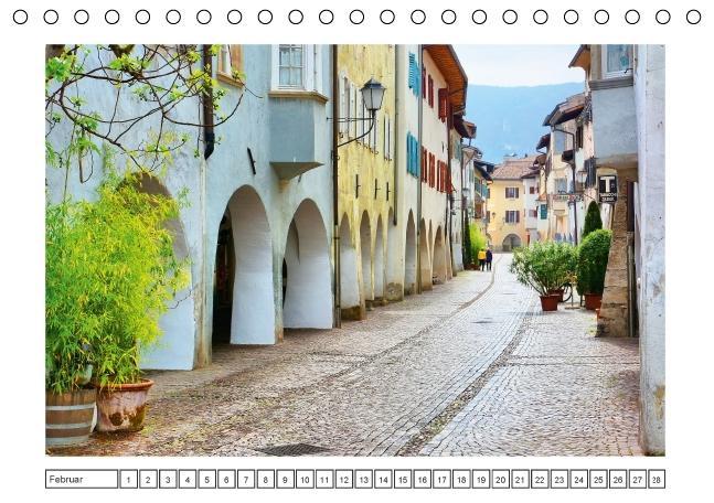 Südtirol im Frühling. Etschtal, Überetsch und Unterland. (Tischkalender immerwährend DIN A5 quer)