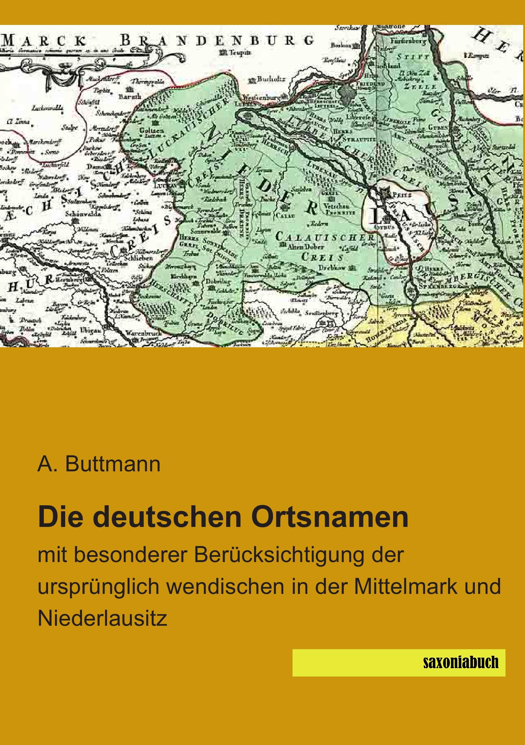 Die deutschen Ortsnamen