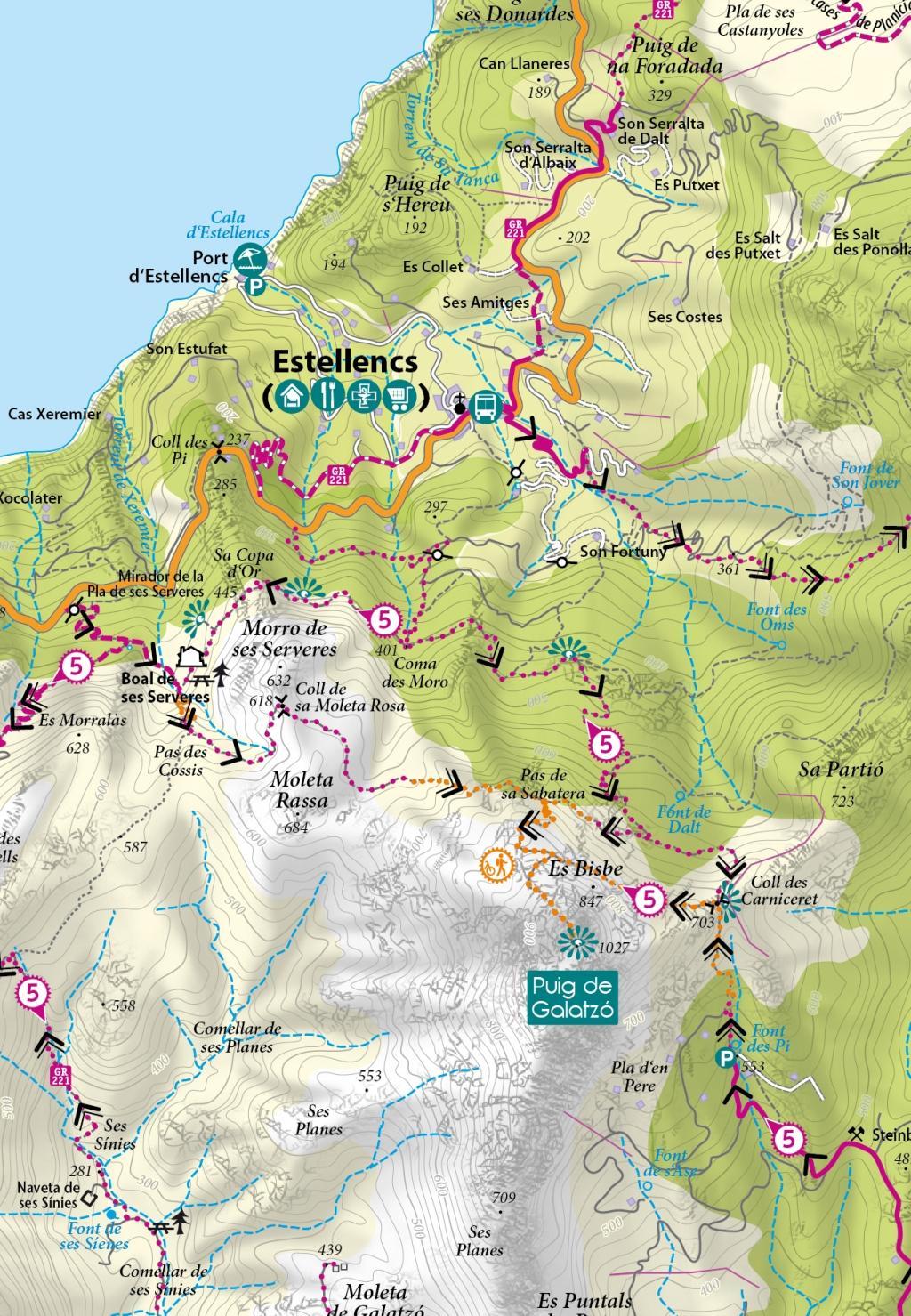 Mountainbikekarte Mallorca (Kartenset mit Nord + Süd-Blatt)