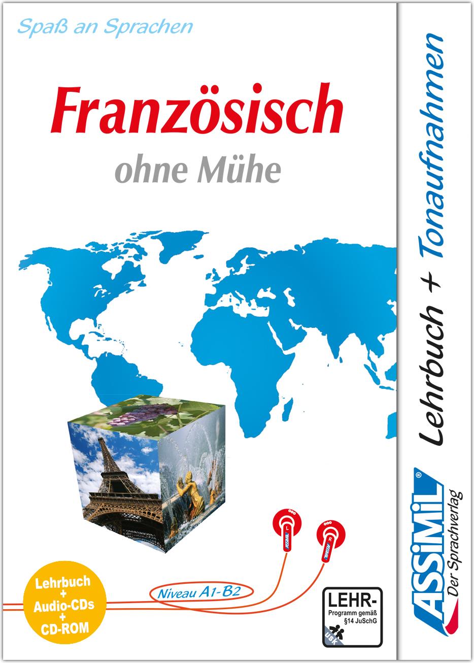 Assimil. Französisch ohne Mühe. Multimedia-PLUS. Lehrbuch + 4 Audio CDs + CD-ROM für Win 98 / ME / 2000 / XP