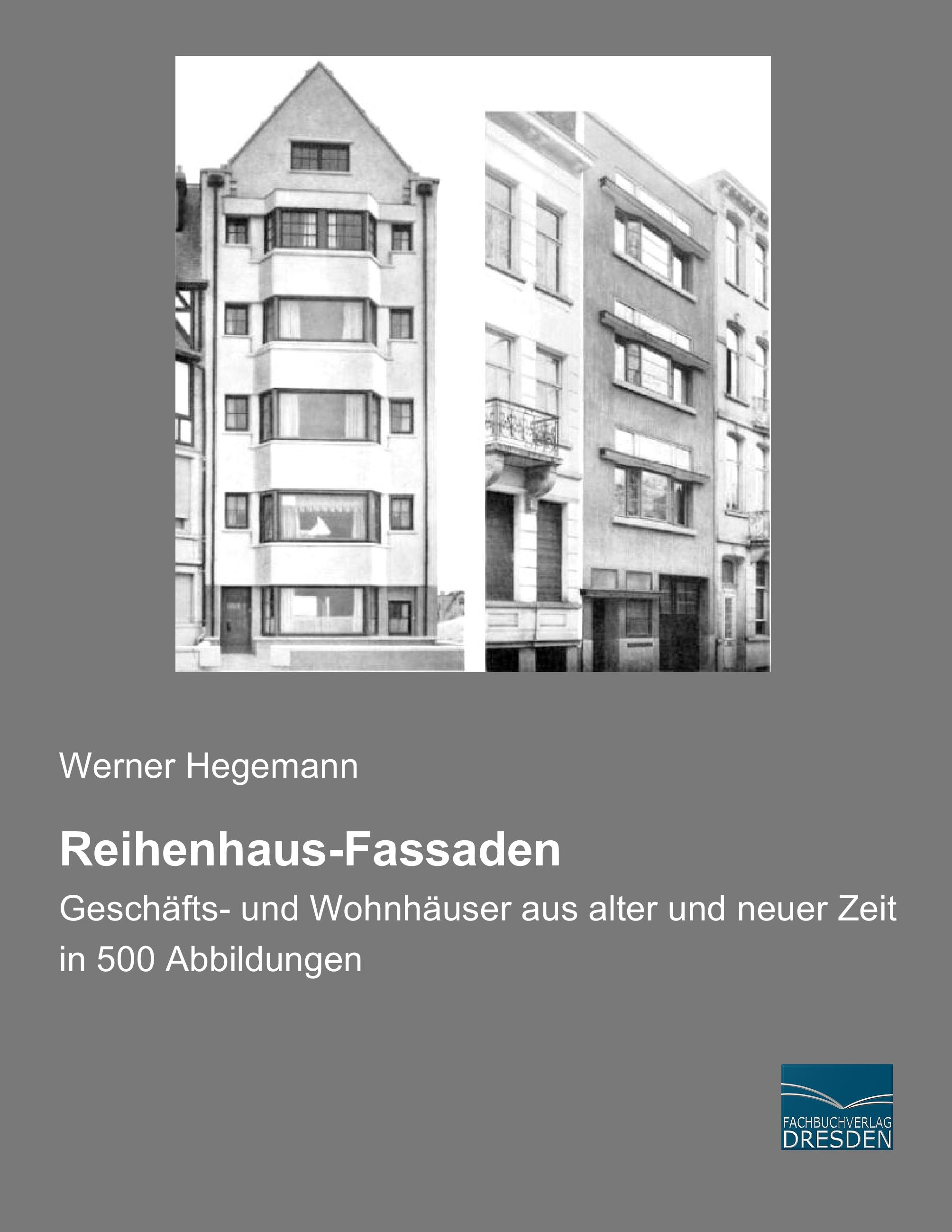 Reihenhaus-Fassaden