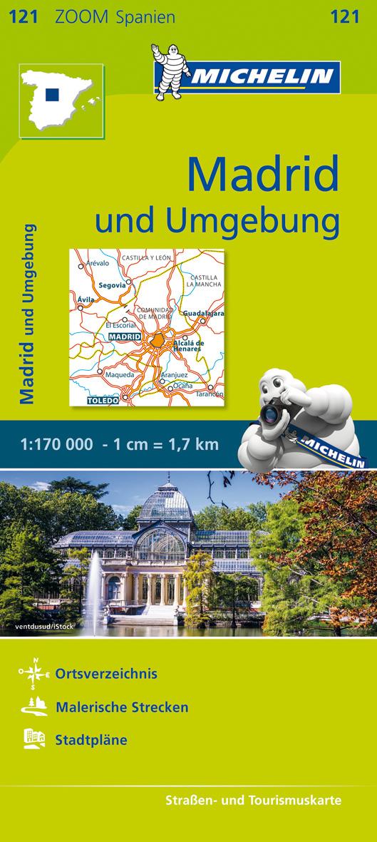 Michelin Madrid und Umgebung 1 : 170 000