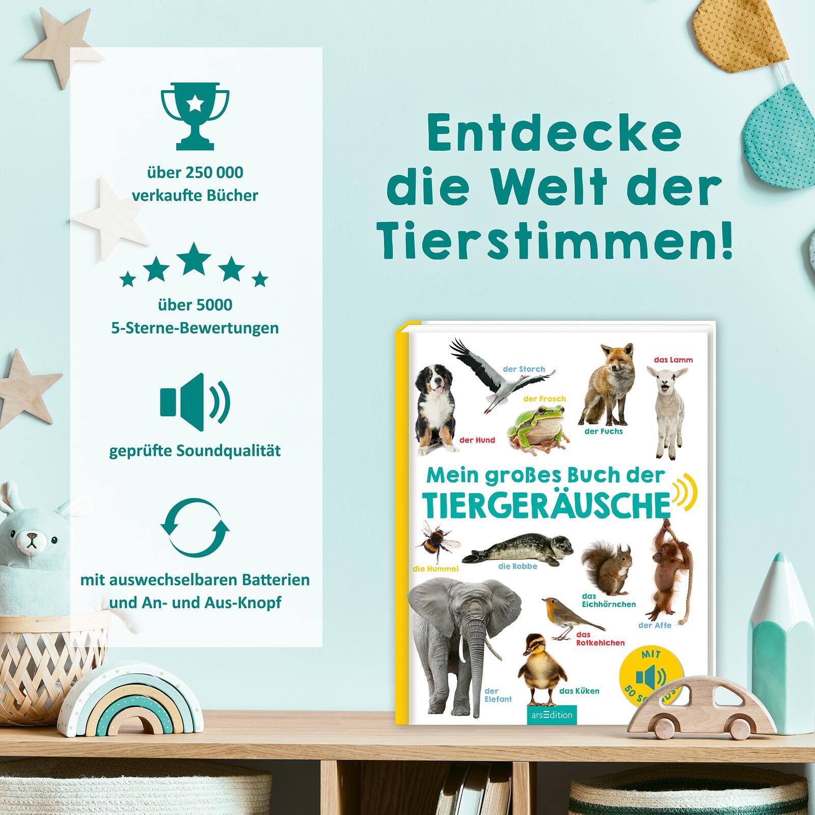 Mein großes Buch der Tiergeräusche