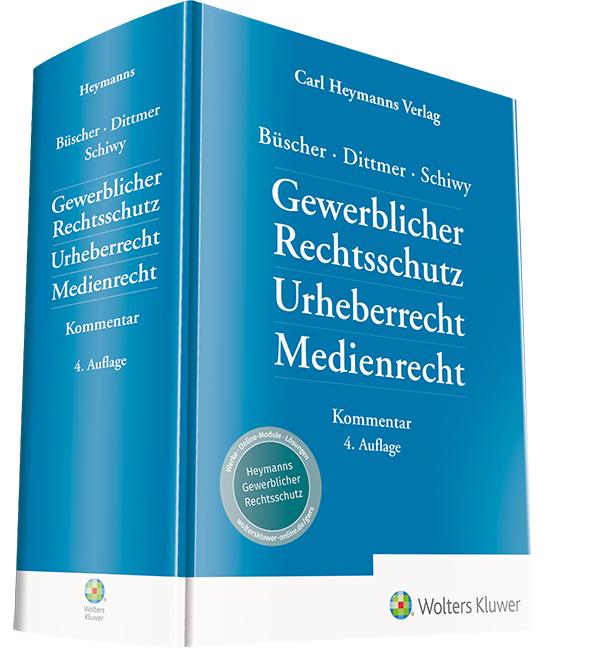 Gewerblicher Rechtsschutz Urheberrecht Medienrecht - Kommentar