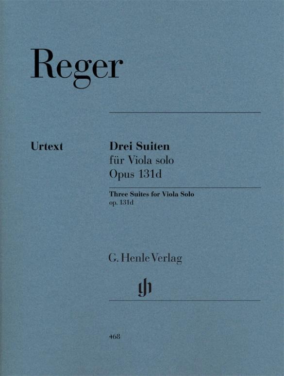 Reger, Max - Drei Suiten op. 131d für Viola solo