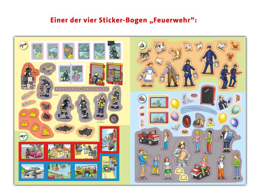 Wieso? Weshalb? Warum? Stickerheft: Feuerwehr