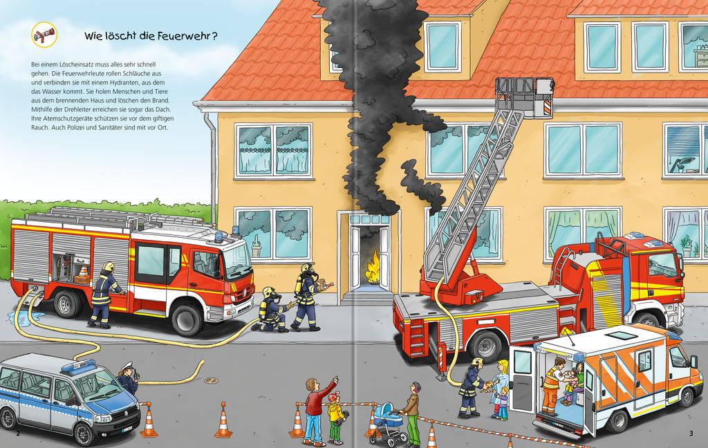 Wieso? Weshalb? Warum? Stickerheft: Feuerwehr