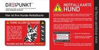 Notfallkarte 'Hund'