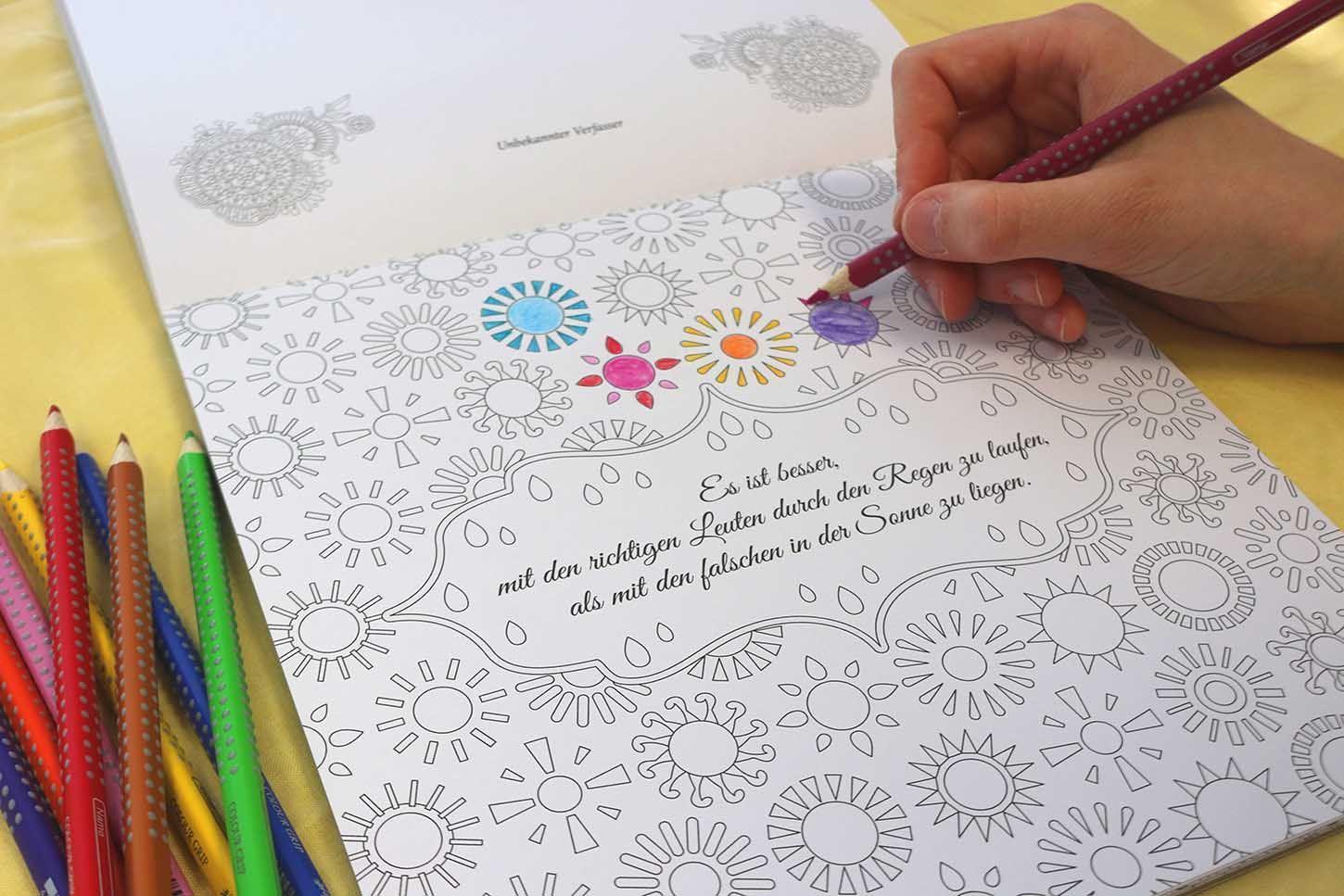 Romantic Coloring: Freundschaft ist ein wundervolles Geschenk