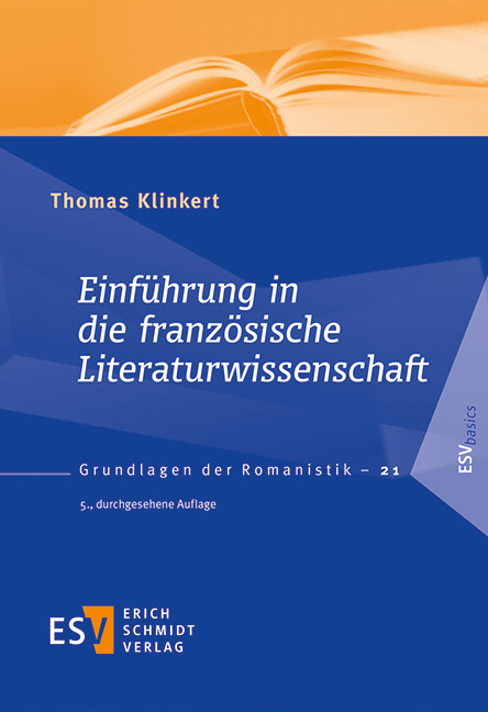 Einführung in die französische Literaturwissenschaft