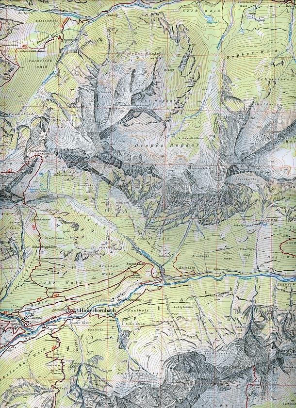 DAV Alpenvereinskarte 02/2 Allgäuer - Lechtaler Alpen Ost 1 : 25 000