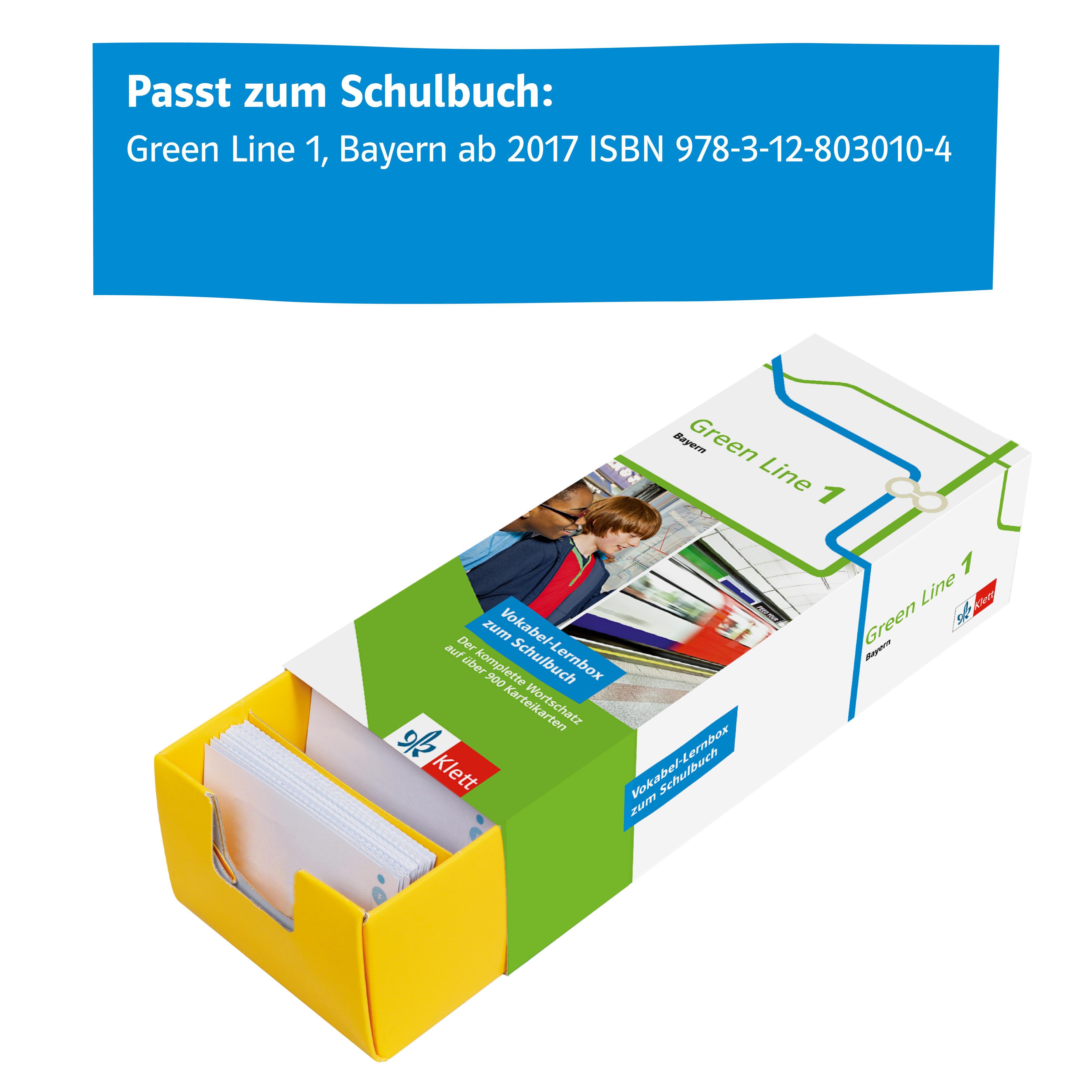 Vokabel-Lernbox zum Schulbuch. Green Line 1. Bayern. Klasse 5