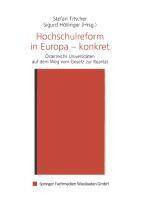 Hochschulreform in Europa ¿ konkret