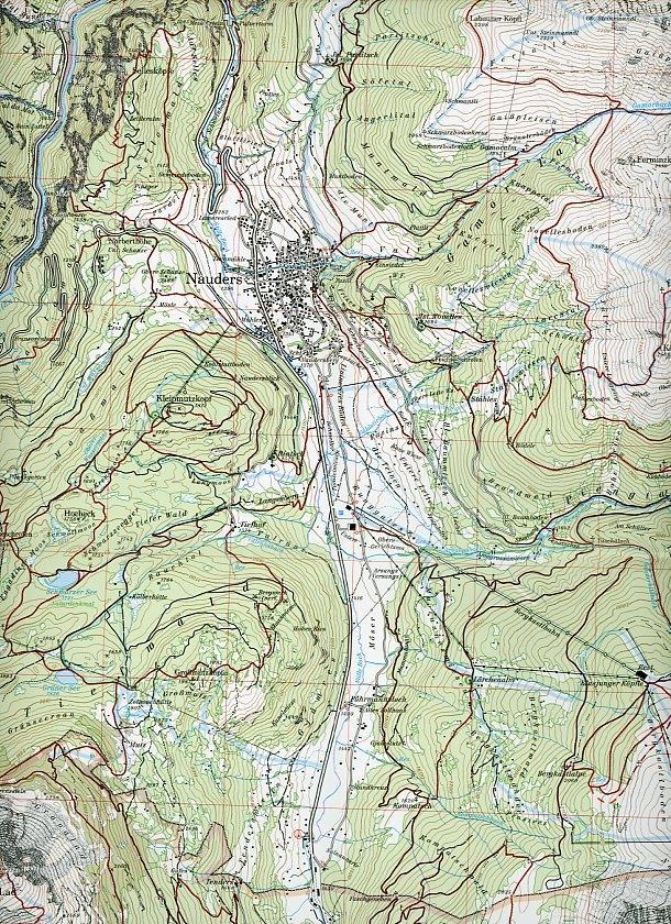 DAV Alpenvereinskarte 30/4 Ötztaler Alpen - Nauderer Berge 1 : 25 000