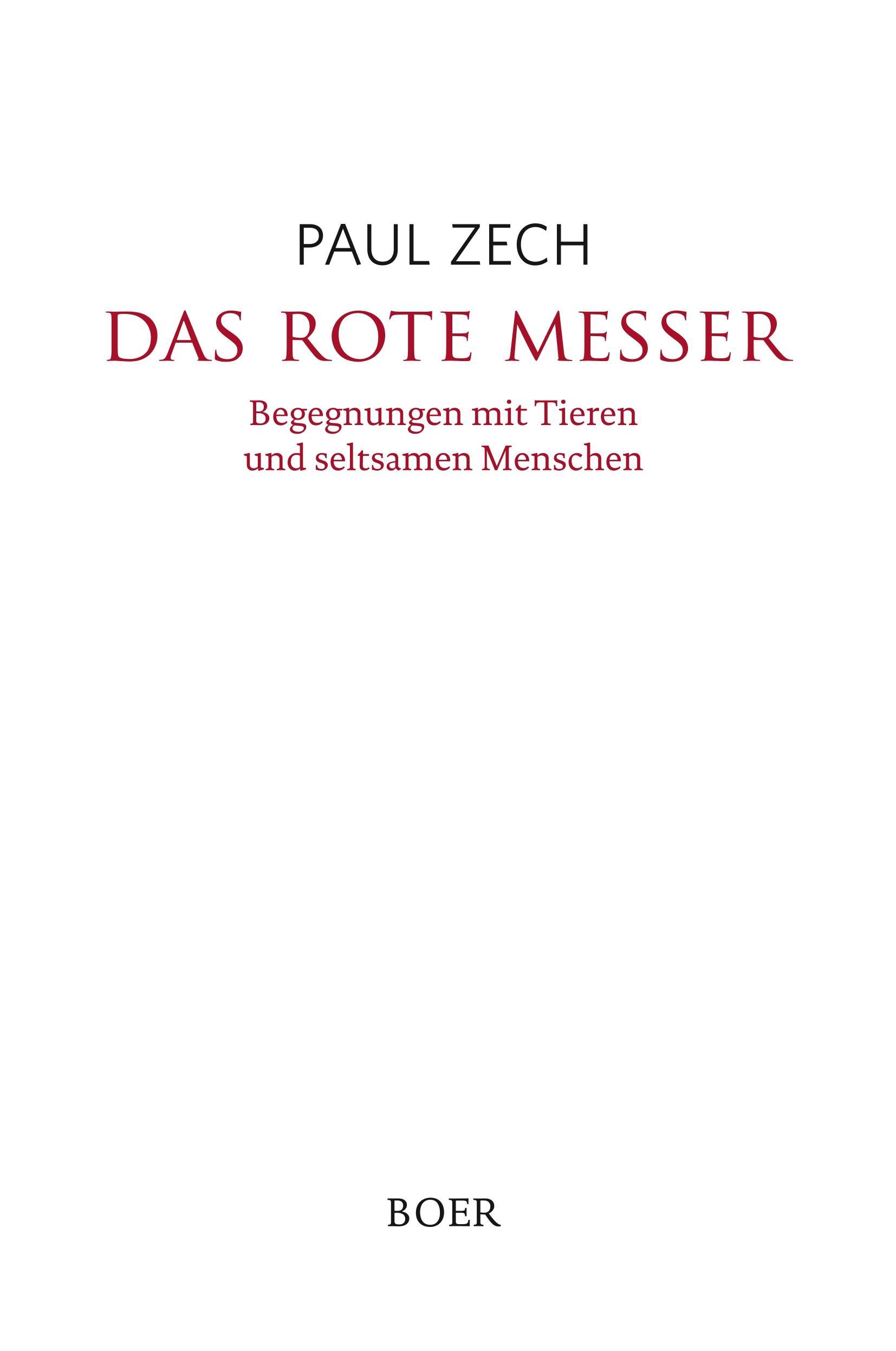 Das rote Messer