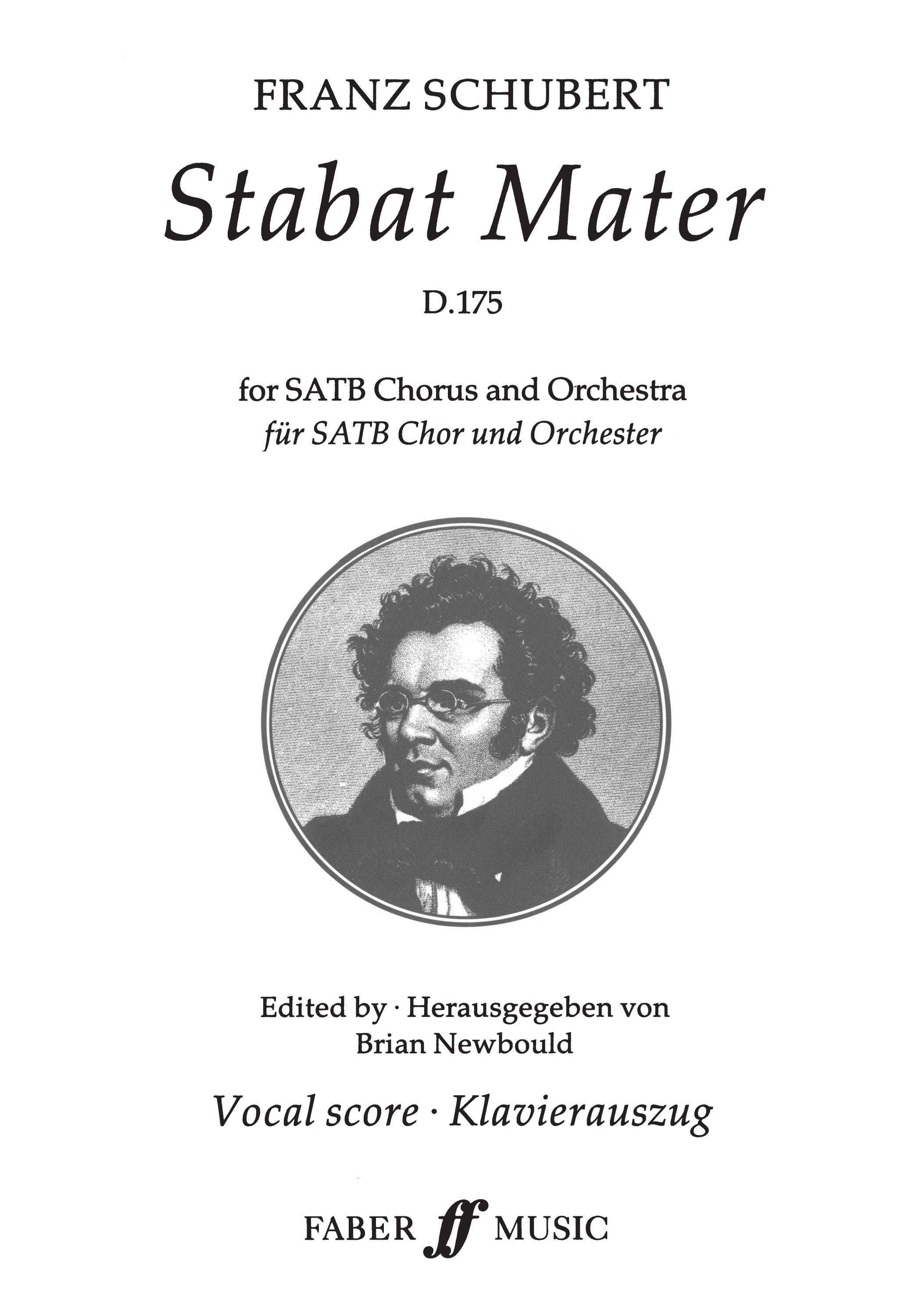 Stabat Mater: Vocal Score