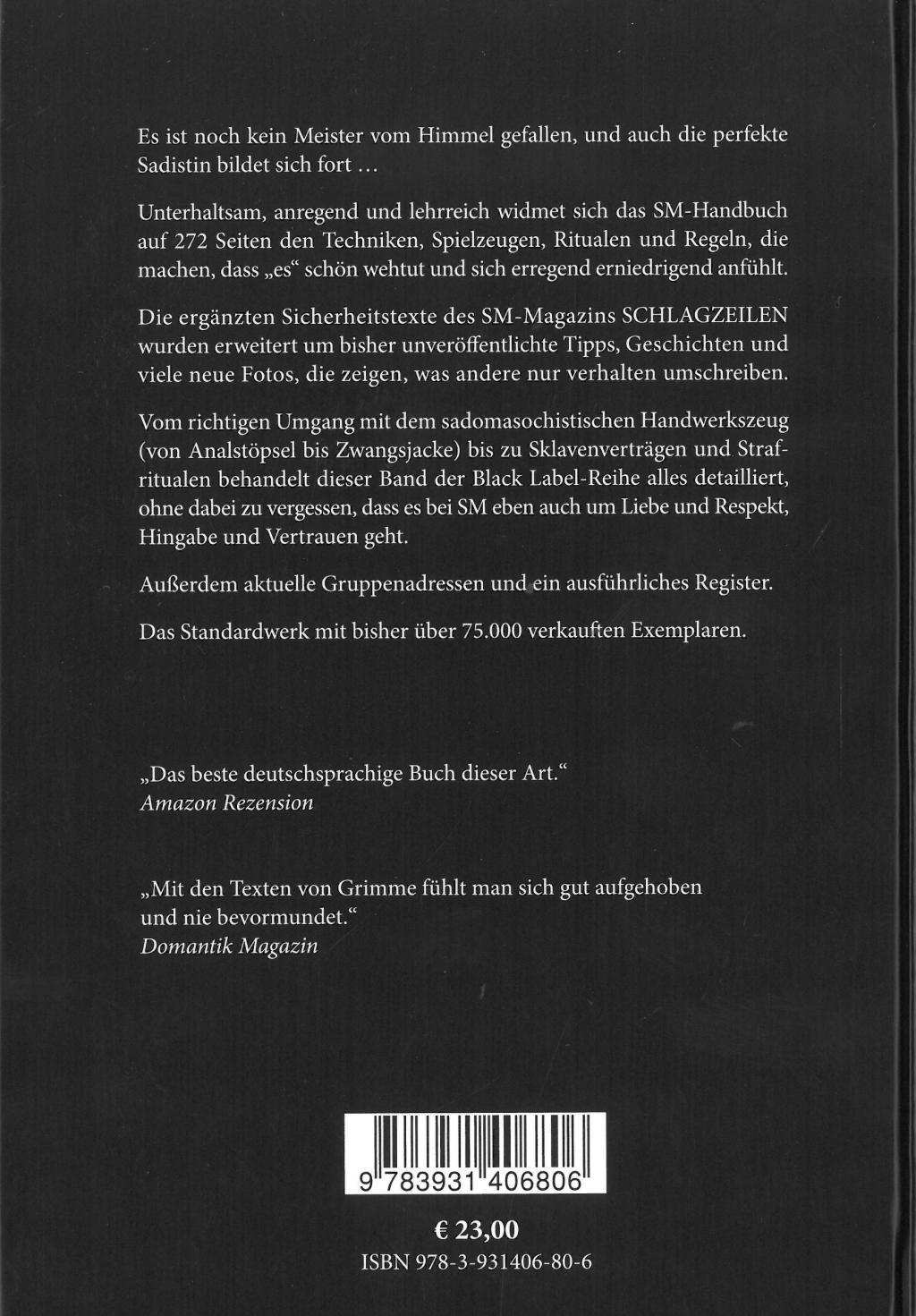 Das SM-Handbuch