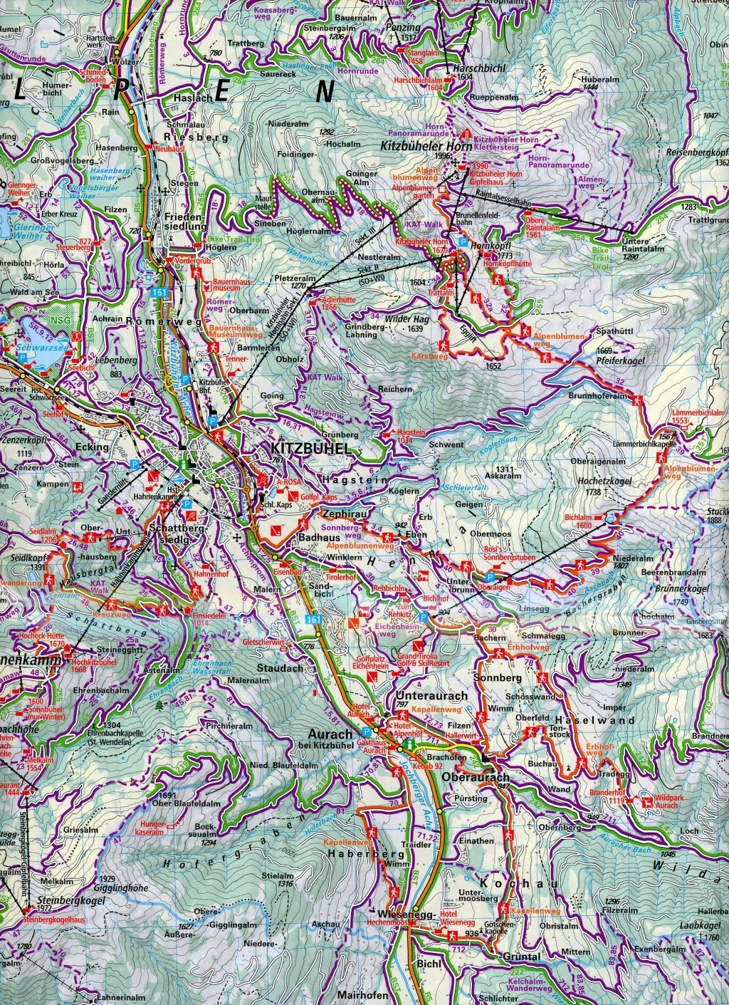 KuF Österreich Outdoorkarte 10 Kitzbühel 1 : 35 000