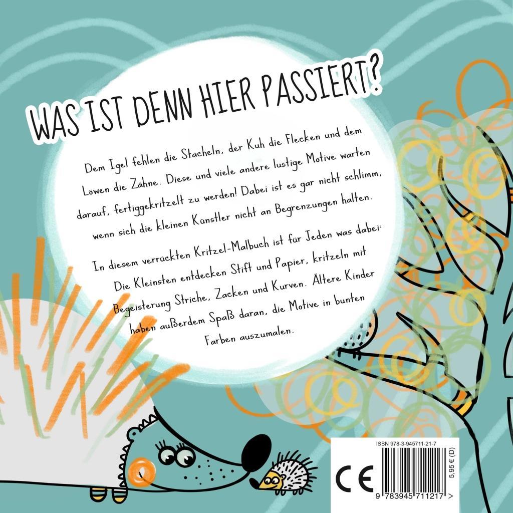 Kritzel-Alarm! Das verrückte Kritzel-Malbuch zum Aus- und Fertigmalen - Ein erstes Kritzelbuch für Kinder ab 2 Jahre