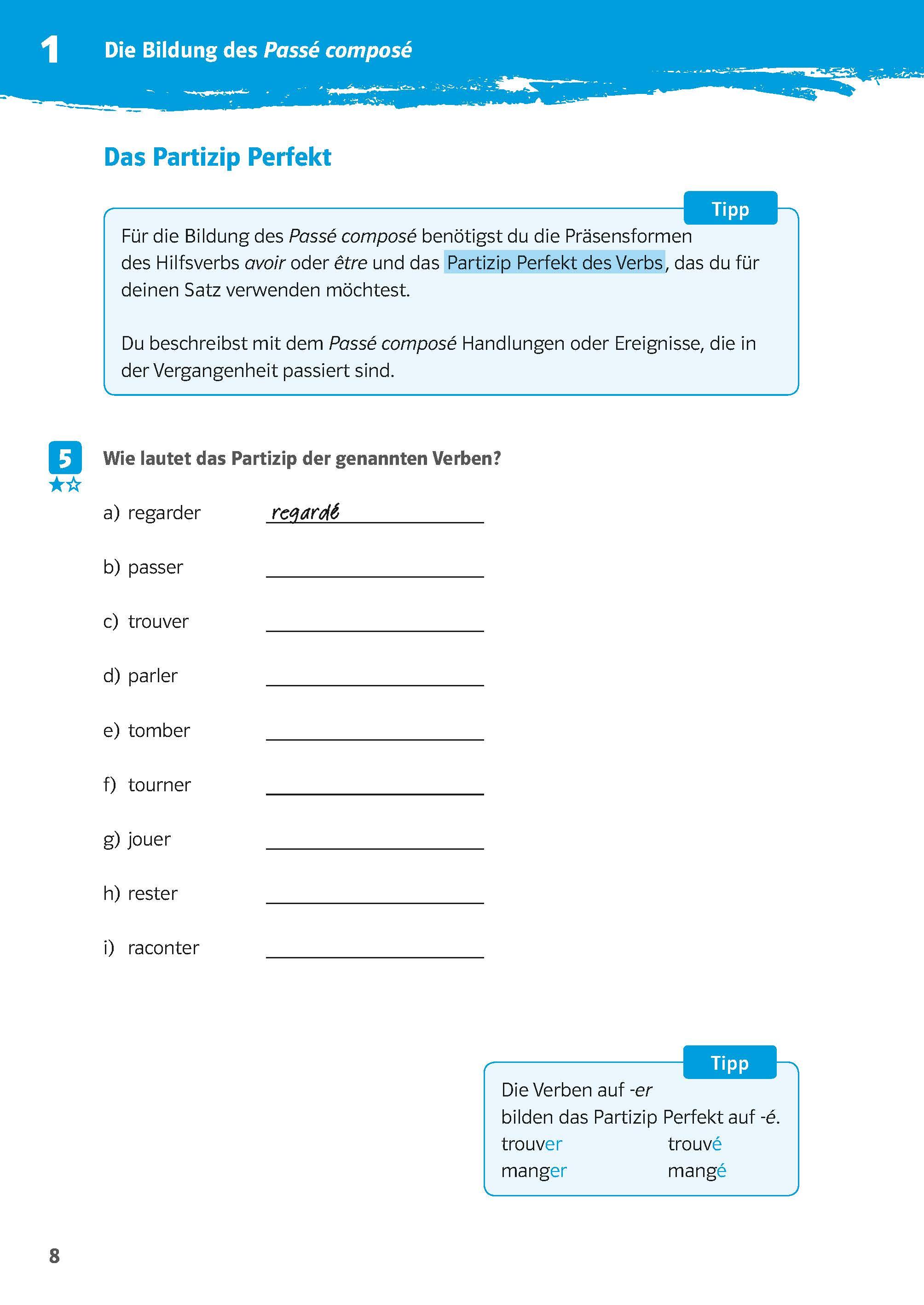 Klett 10-Minuten-Training Französisch Passé composé und Imparfait 1./2. Lernjahr