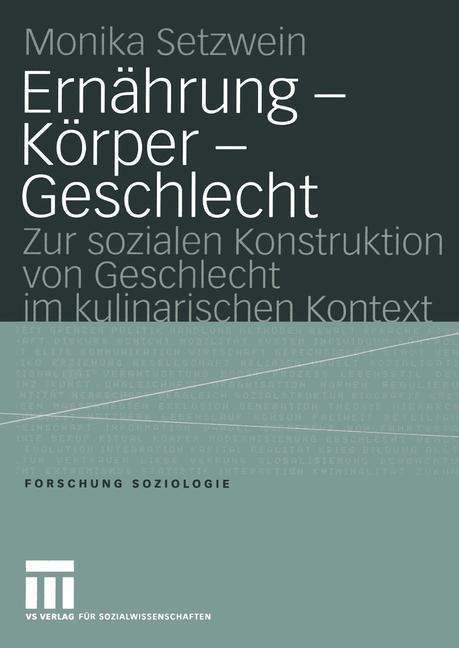 Ernährung ¿ Körper ¿ Geschlecht