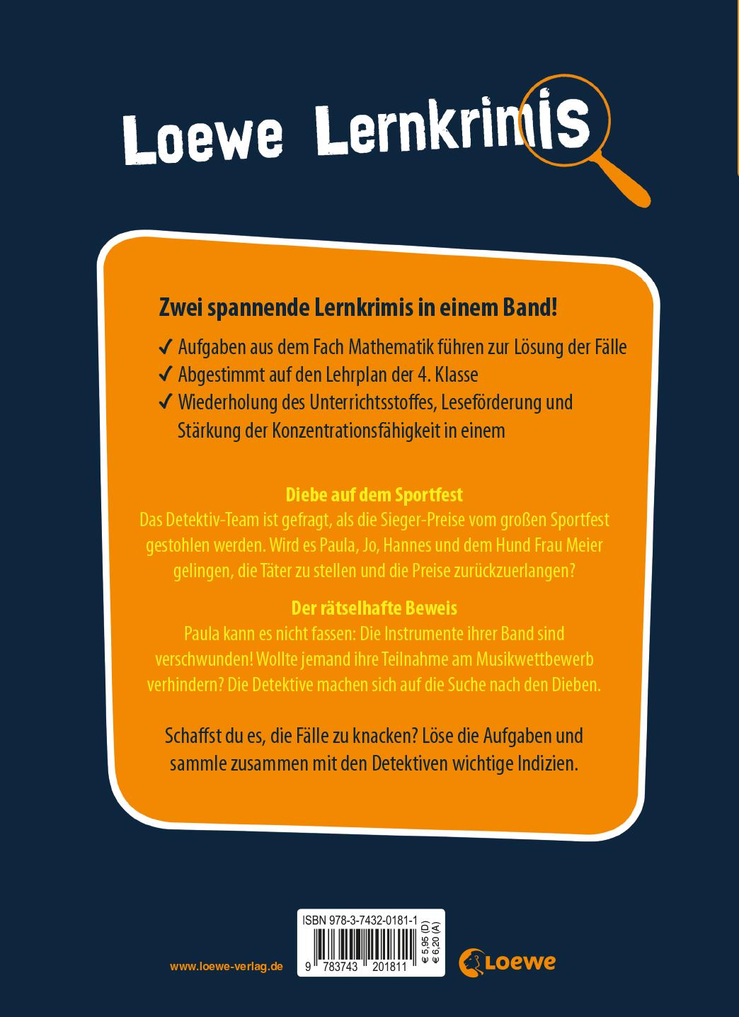 Loewe Lernkrimis - Diebe auf dem Sportfest / Der rätselhafte Beweis