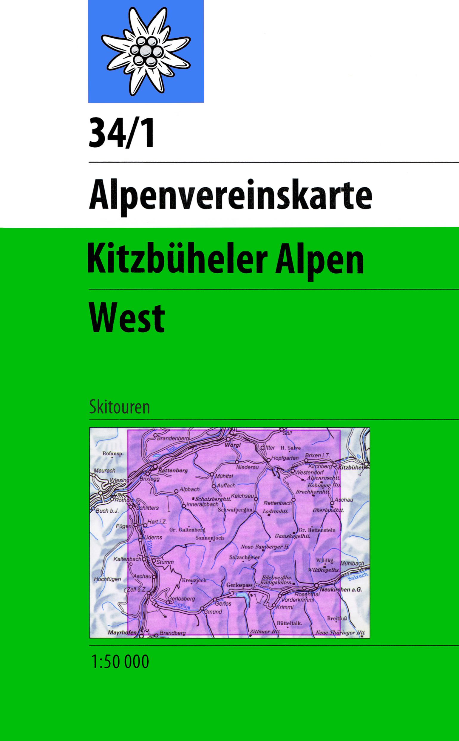 Kitzbühler Alpen West Skiausgabe