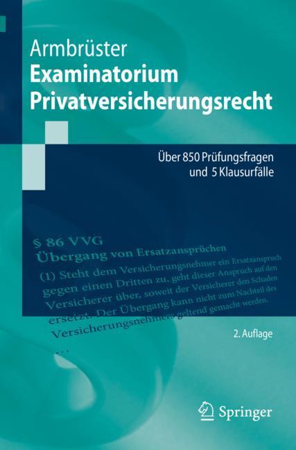 Examinatorium Privatversicherungsrecht