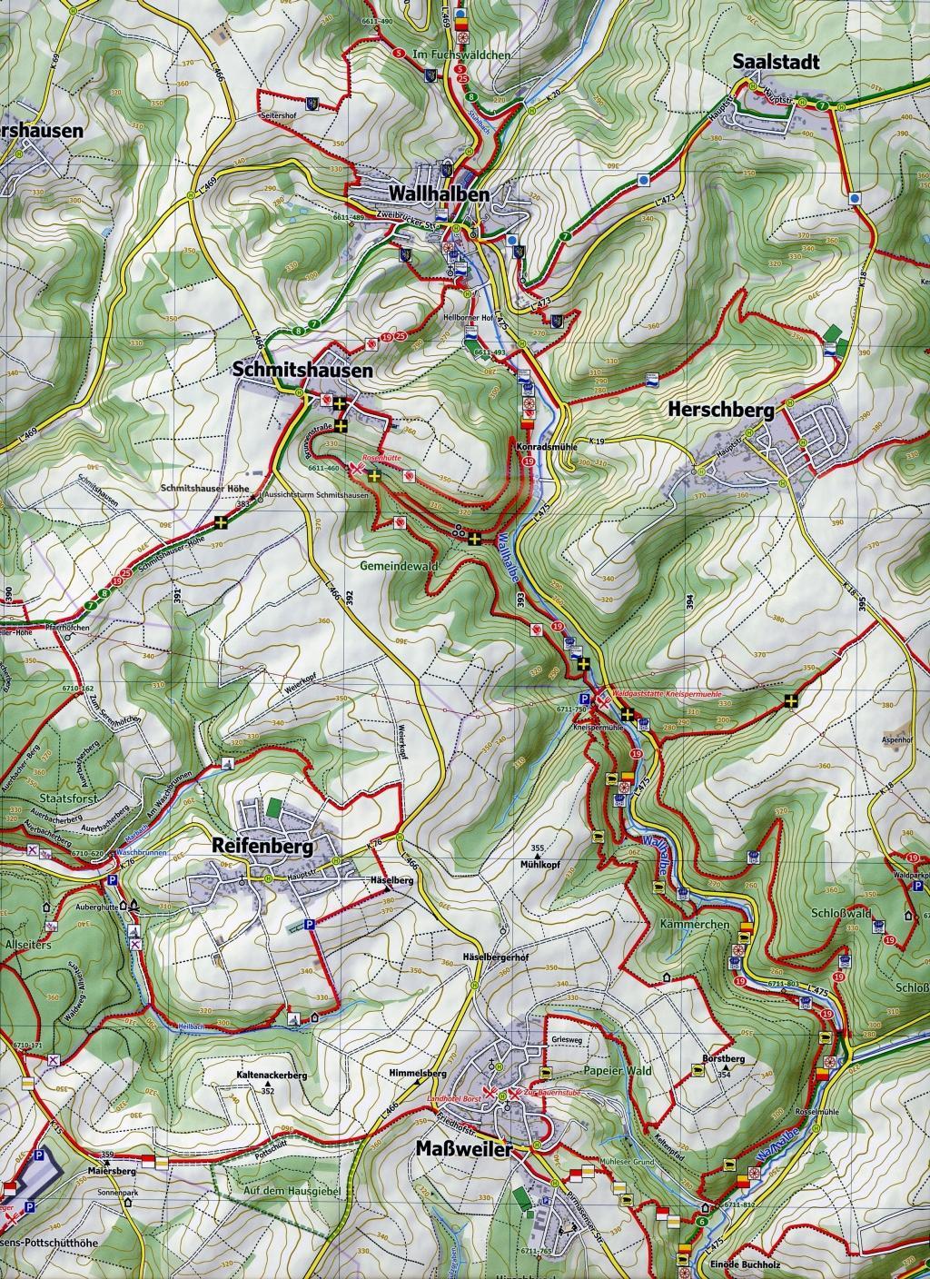 Pfälzerwald 1. Blatt 39-546, 1 : 25 000