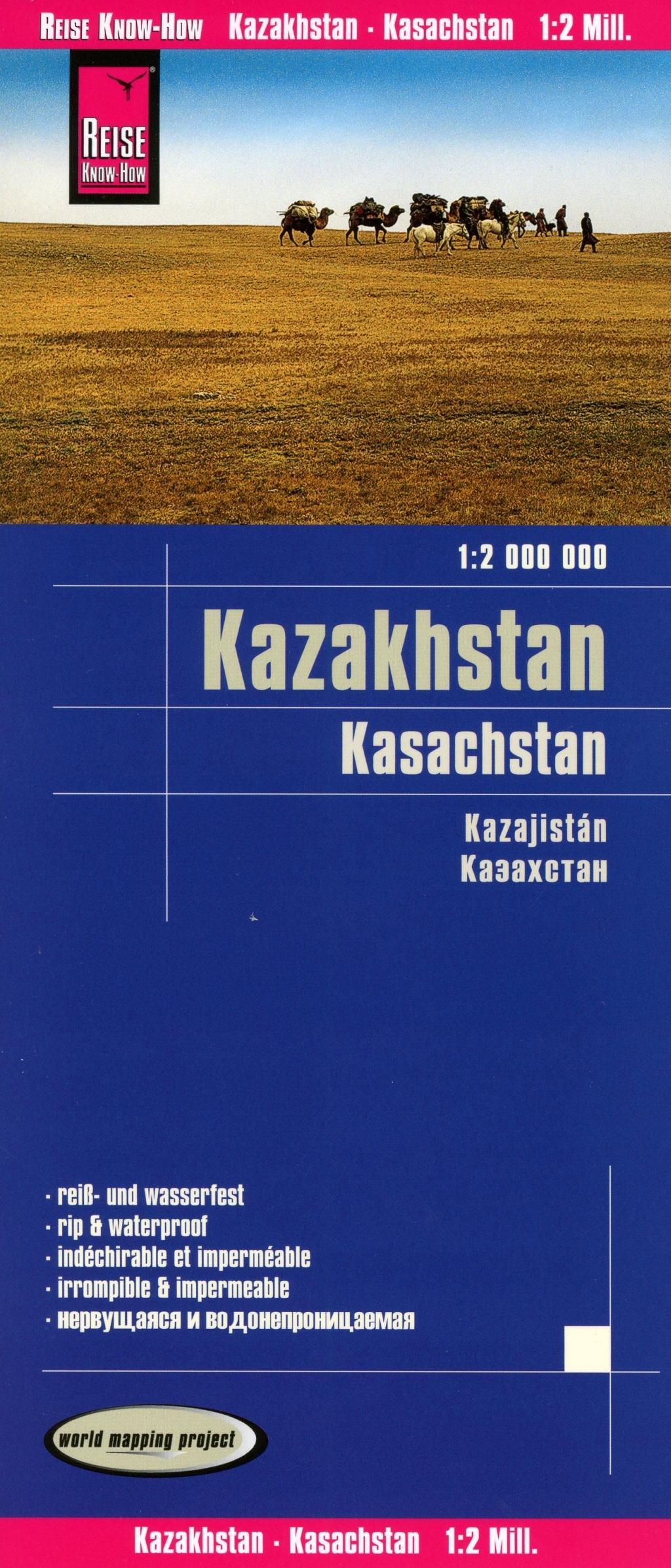 Reise Know-How Landkarte Kasachstan / Kazakhstan (1:2.000.000)