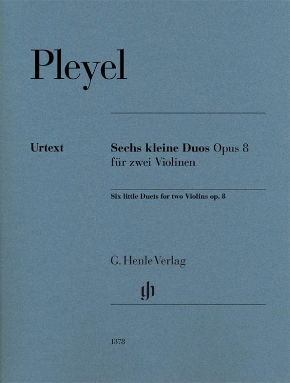 Sechs kleine Duos op. 8 für zwei Violinen